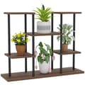 Miniatyrbillede 10 af 10: Rootz Flower Stand med 4 niveauer - 4 -trins plantestativ - Blomsterpotteholder - Stabil og elegant - 80 cm x 24 cm x 61,5 cm