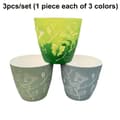 Miniatyrbillede 2 af 7: OBOSOE 3PCS lindring sommerfugl tegneserie saftige plantekrukker - indendørs og udendørs farverige plastkrukker - gaver egnet til alle indendørs plant