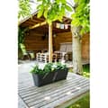 Miniatyrbillede 3 af 3: Plantekasse - GARDEN ID - Green Care Impact Sort-Ant - 50 x 16 x 16 cm - 10 års garanti - 100% genanvendt - UV/frostbestandig