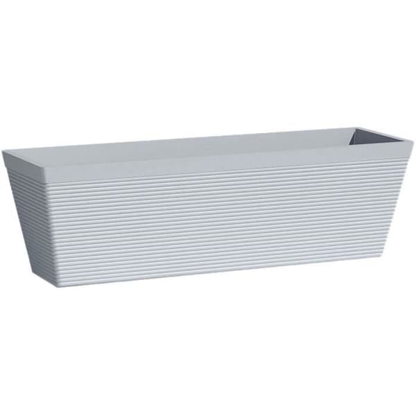 Istutusruukku - GARDEN ID - Green Care Impact siniharmaa - 50 x 16 x 16 cm - 10 vuoden takuu - 100 % kierrätetty - UV-/pakkasenkestävä