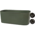 Miniatyrbillede 3 af 3: XL plantekasse med vandreserve - GARDEN ID Respect - Verdigris 80 x 38 cm - 100% husholdningsaffald - 100% genanvendelig