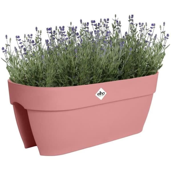 Blomkruka - ELHO - Vibia Campana Blombrygga 60 - Rosa - L 26 x B 59 x H 22 cm - Balkong/Utomhus - 100% återvunnen