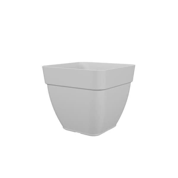 CAPRI CAMPANA firkantet blomster- og plantepotte - Plastik - 37x37 cm - Hvid - ARTEVASI