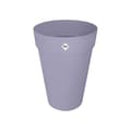 Miniatyrbillede 2 af 6: Urtepotte - Elho - Loft Urban Rund - Højde 35 - Lilla - L 34 x B 33,5 x H 45 cm - Udendørs - 100% genbrugt