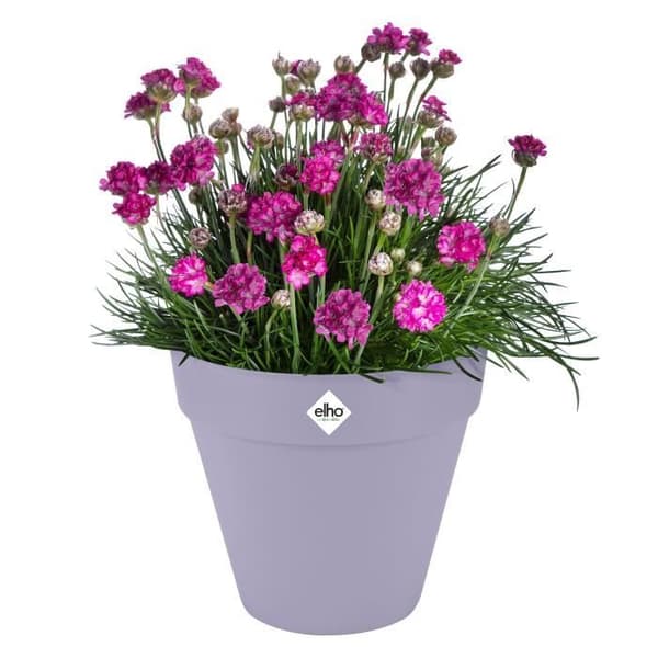 Kukkaruukku - Elho - Loft Urban Round - Violetti - P 29 x L 28,5 x K 26 cm - Ulkokäyttöön - 100 % kierrätetty