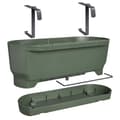 Pikkukuva 1 / 4: ELHO - Kukkaruukku - Greenville Easy Balcony 52 - Lehdenvihreä - Parveke - P 21,2 x L 52 x K 19,4 cm