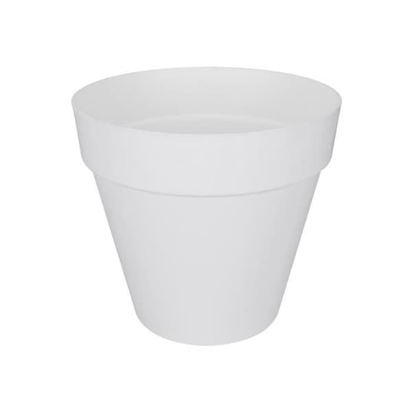 ELHO Loft Urban Rund Blomsterpotte med Hjul - Ø 40 cm - Hvid