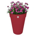 Miniatyrbillede 3 af 5: Urtepotte - Elho - Loft Urban Rund - Højde 35 - Rød - L 34 x B 33,5 x H 45 cm - Udendørs - 100% genbrugt