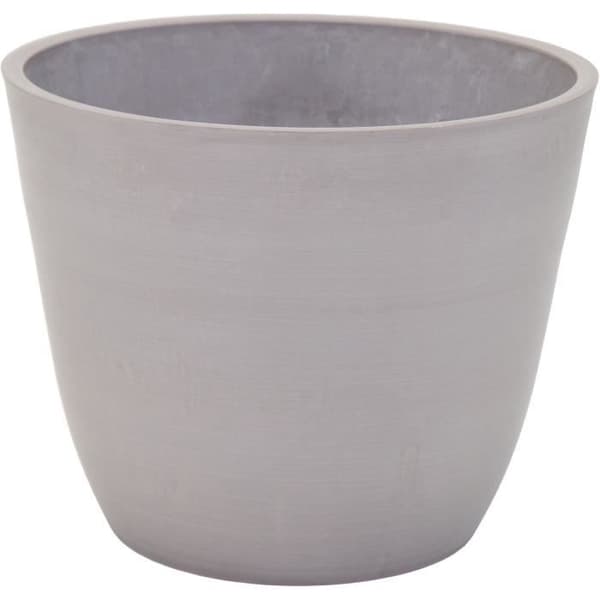 Urtepotte - MEGA COLLECTIONS - Ecostone Æg - Ø 53 cm - H 40 cm - Taupe