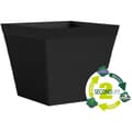 Miniatyrbillede 2 af 2: Firkantet potte - GARDEN ID - Green Care Impact Sort-Ant - 29 x 26 cm - 10 års garanti - 100% genanvendt - UV/frostbestandig