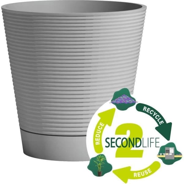 Vandreservepotte - GARDEN ID - Green Care Sense Blå-Grå 40 cm - 10 års garanti - 100% genanvendt