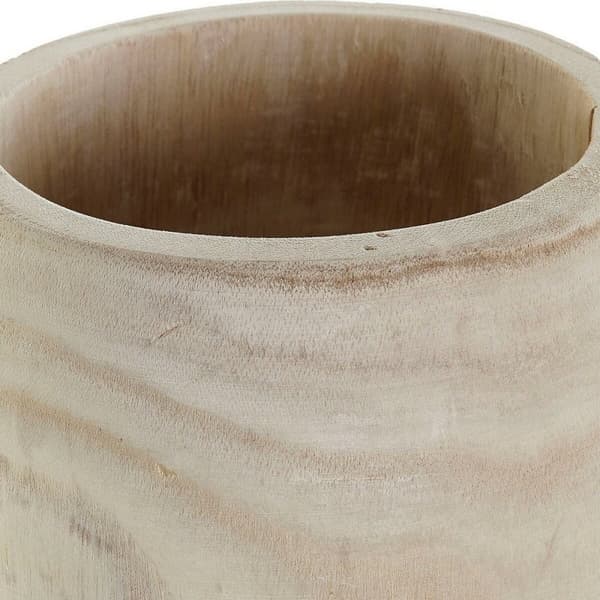 Urtepotte DKD Home Decor Brun Paulonia træ (23 x 23 x 56 cm)
