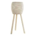 Miniatyrbillede 1 af 3: Urtepotte DKD Home Decor Brun Paulonia træ (23 x 23 x 56 cm)