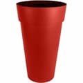 Miniatyrbillede 1 af 2: Urtepotte EDA XXL Rød rouge Ø 48 x 80 cm 48 x 80 cm Plastik Cirkulær