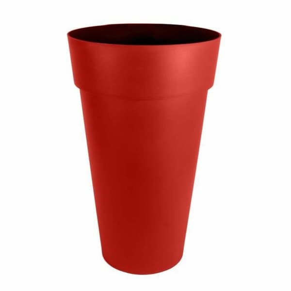 Dekorative Pongponger EDA XXL Rød rouge Ø 48 x 80 cm 48 x 80 cm Plast Sirkulær