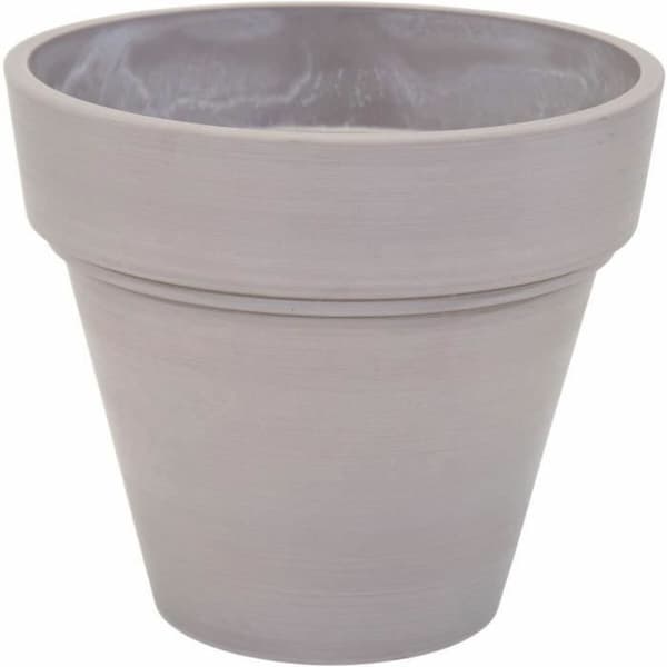 Dekorative Pongponger Mega Collections Ecostone Planter Brun Baige 55 x 51 cm
