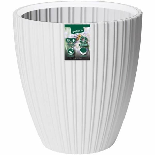 Dekorative Pongponger Garden ID Fancy Hvit Polyetylen 40 x 42 cm