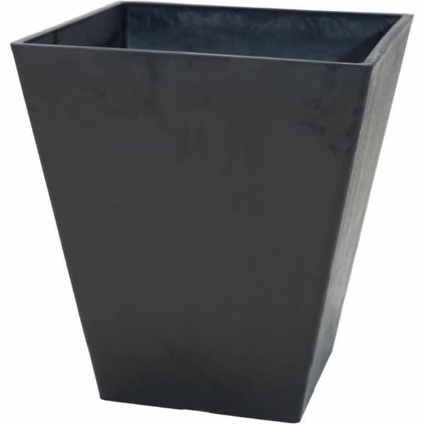 Dekorative Pongponger Mega Collections Ecostone Square Svart 48 x 57 cm