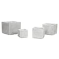 Miniatyrbillede 1 af 4: Urtepotte Home ESPRIT Grå Magnesium 37 x 37 x 31,5 cm (4 enheder)