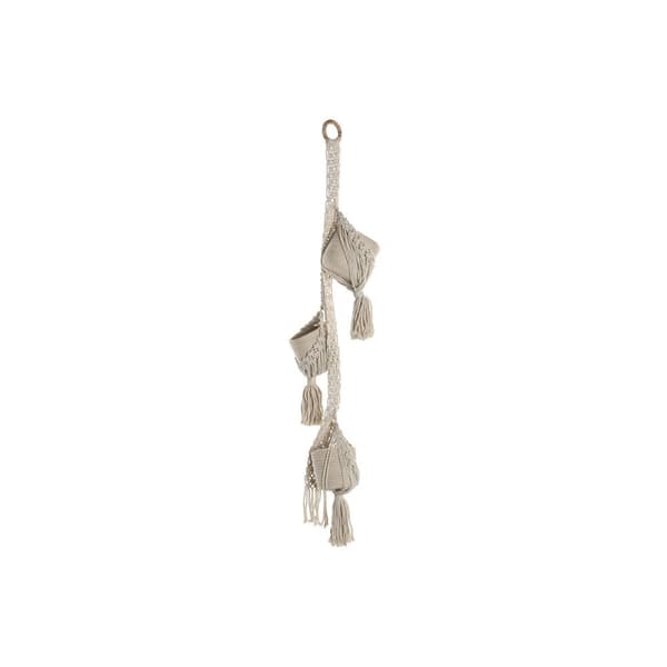 Urtepotte Home ESPRIT Bomuld Træ Urban 46 x 2 x 93 cm