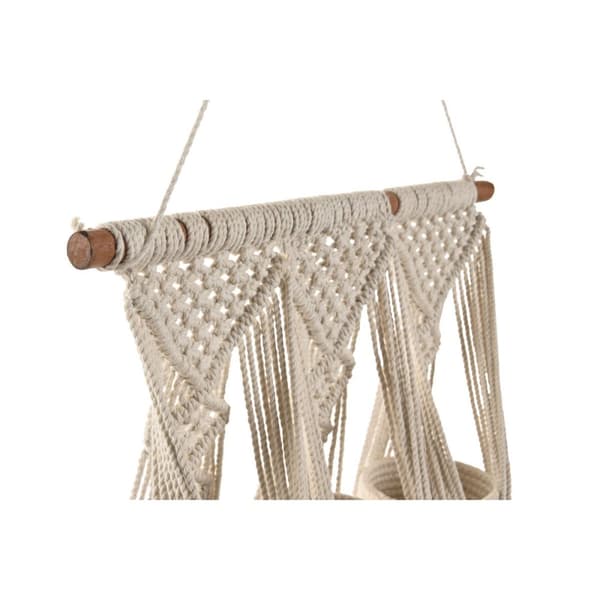 Urtepotte Home ESPRIT Bomuld Træ Urban 46 x 2 x 93 cm