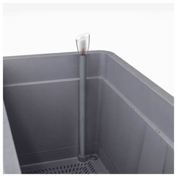 Dekorative Pongponger Deroma Antrasitt 38 x 38 x 39 cm Plast Kvadrat Terning 38 cm