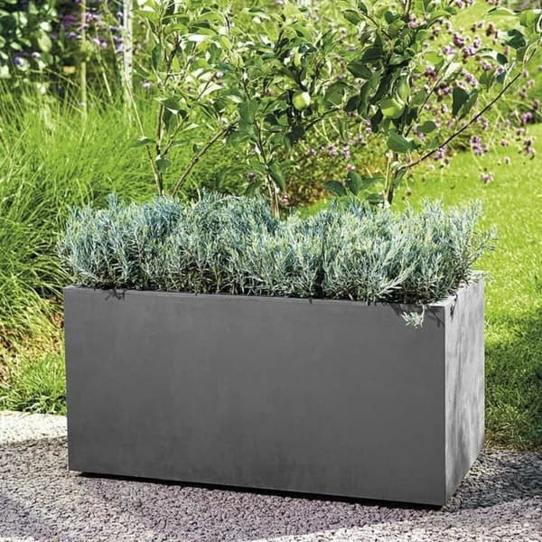 Selvvannende planter Deroma Antrasitt 79 cm Plast Rektangulær