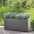 Miniatyrbilde 4 av 5: Selvvannende planter Deroma Antrasitt 79 cm Plast Rektangulær