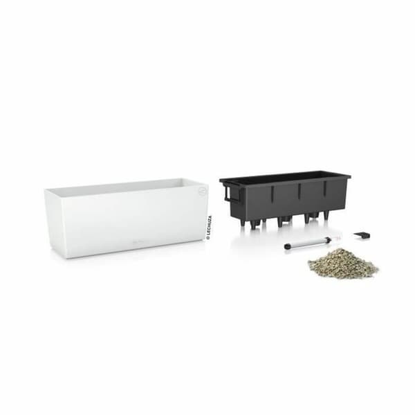 Urtepotte Lechuza Hvid Sort polypropylen