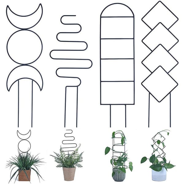 INF Sett med 4 plantestøttepinner for klatreplanter