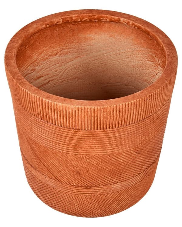 VOULA Sten urtepotte 36 cm Gyldenbrun Lumarko!