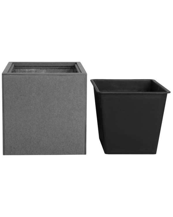 Kukkaruukku jaloilla DRIMOS Stone 30 cm Vaaleanharmaa Harmaa Lumarko!