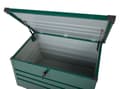 Pikkukuva 7 / 10: CEBROSA Puutarhalaatikko Metallinen 100 cm 62 cm Tummanvihreä Lumarko!