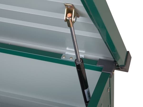 CEBROSA Puutarhalaatikko Metallinen 100 cm 62 cm Tummanvihreä Lumarko!