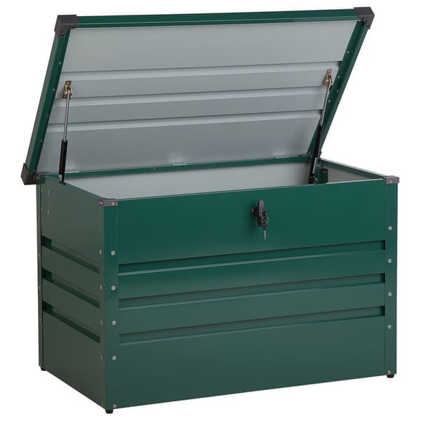 CEBROSA Puutarhalaatikko Metallinen 100 cm 62 cm Tummanvihreä Lumarko!