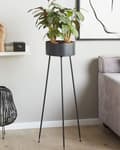 Miniatyrbillede 2 af 8: LEIKA Metal Blomsterstander 33 cm Sort Lumarko!