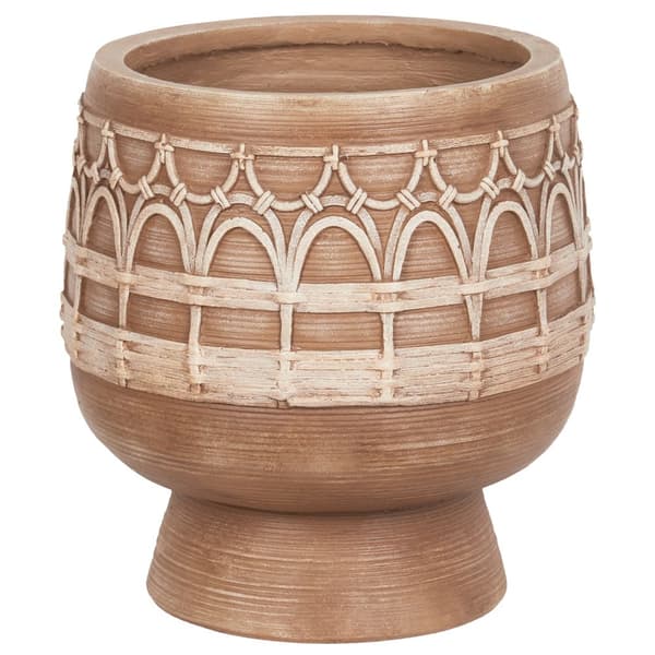 CICUTA Keramik urtepotte 22 cm Lysebrun Lumarko!