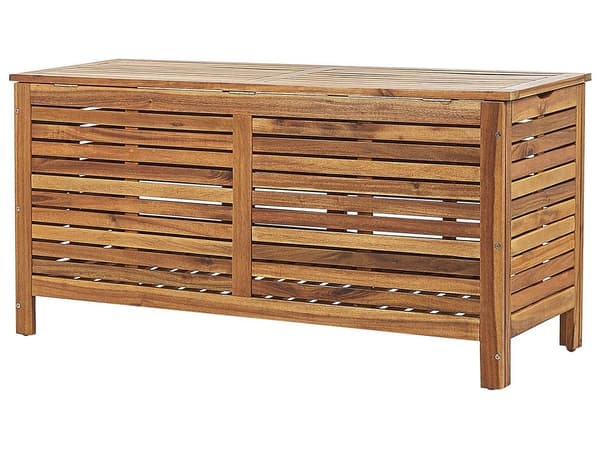 RIVIERA puutarhalaatikko Akaasiapuuta 130 cm 48 cm Vaaleanruskea Lumarko!