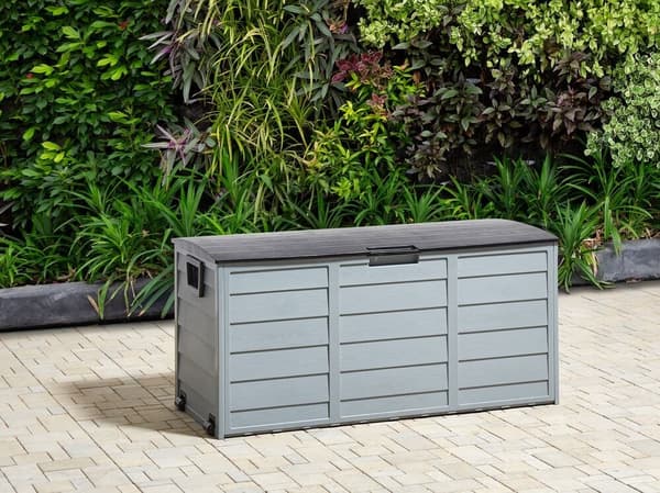 LOCARNO havekasse 112 cm 50 cm Sort Lumarko!