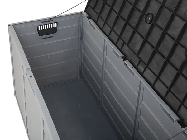 LOCARNO havekasse 112 cm 50 cm Sort Lumarko!