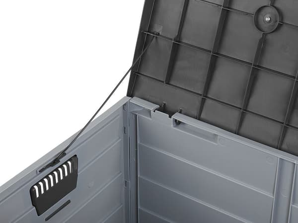 LOCARNO havekasse 112 cm 50 cm Sort Lumarko!