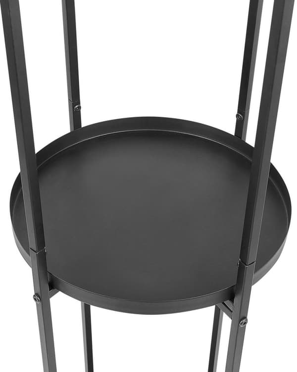 TAMARIX Metallinen kukkateline 35 cm Musta Lumarko!