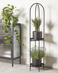 Pikkukuva 2 / 7: TAMARIX Metallinen kukkateline 35 cm Musta Lumarko!