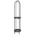 Pikkukuva 1 / 7: TAMARIX Metallinen kukkateline 35 cm Musta Lumarko!
