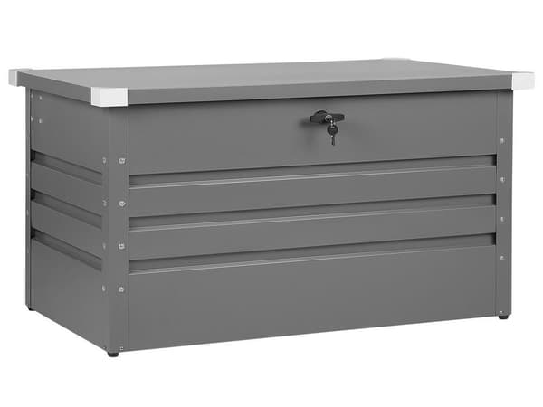 CEBROSA Puutarhalaatikko Metallinen 132 cm 62 cm Harmaa Lumarko!