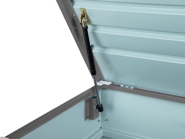 CEBROSA Puutarhalaatikko Metallinen 132 cm 62 cm Harmaa Lumarko!