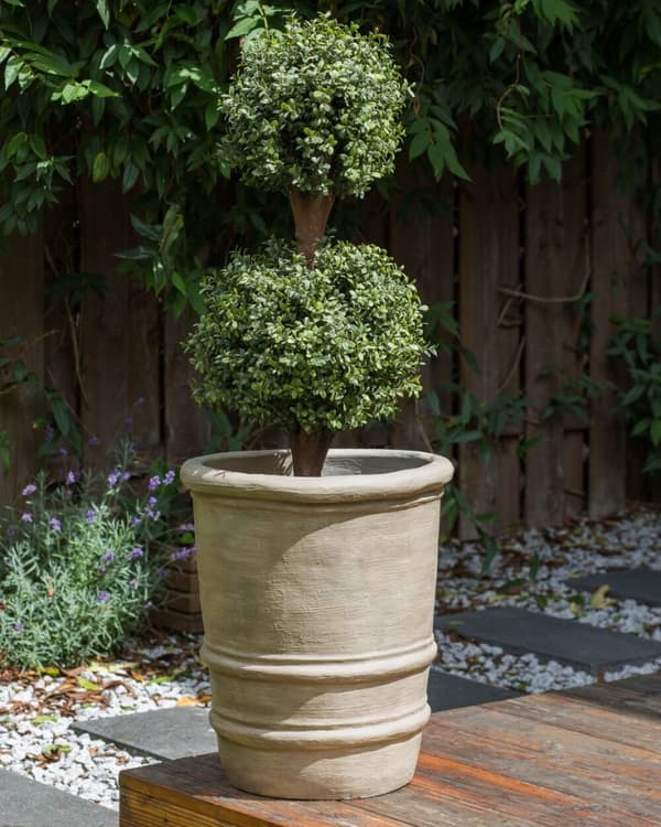 LILIUM Keramik blomkruka 43 cm Beige Lumarko!