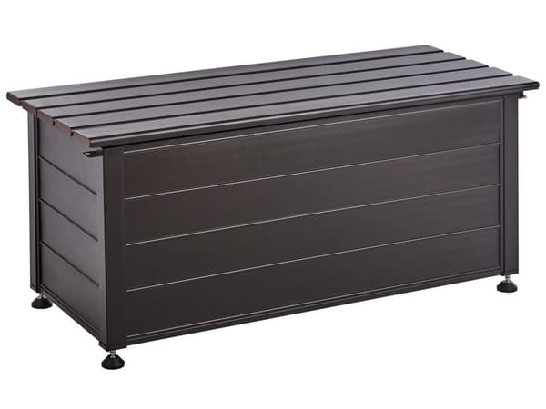 CAMPALTO Puutarhalaatikko Metallinen 113 cm 50 cm Tummanruskea Lumarko!
