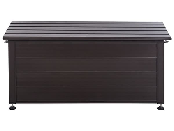CAMPALTO Puutarhalaatikko Metallinen 113 cm 50 cm Tummanruskea Lumarko!