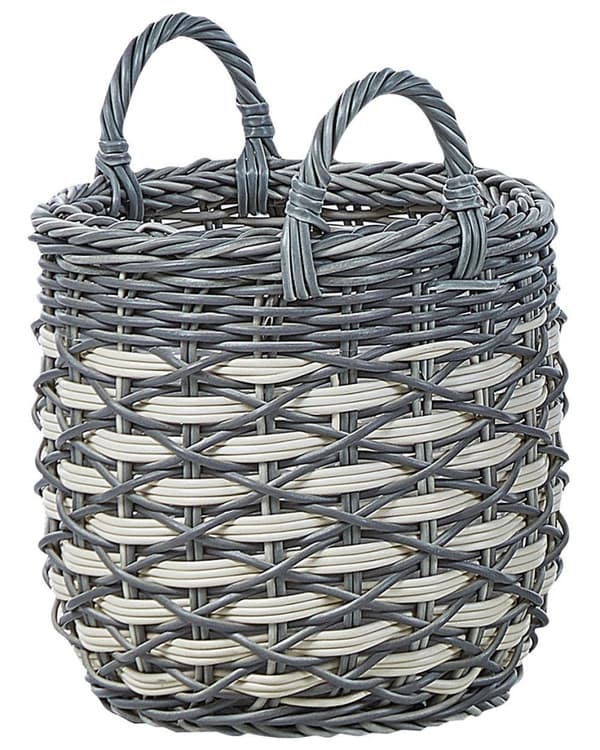 3 kpl GEFIRA teknorottinkikukkaruukkua 31/39/49 cm harmaa Lumarko!